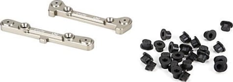 Team Losi Racing TLR244028 - LRC Adj Rear Hinge Pin Brace Set: 8IGHT 8T 4.0