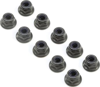 Team Losi Racing TLR245017 - M4 Flanged Lock Nuts 10