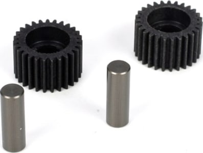Team Losi Racing TLR2966 - Idler Gear & Shaft (2): 22