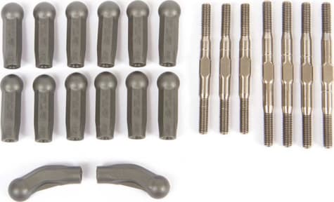 Team Losi Racing TLR334077 - HD Turnbuckle Kit Titanium: 22X-4