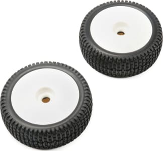 Team Losi Racing TLR45005 - discontinued Premount Wheel & Tire White 2 : 5IVE-B