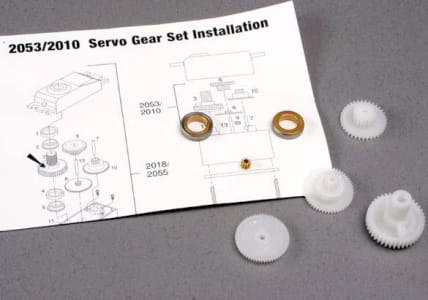 Traxxas TRA2010 - Gear set (for 2018 servos)