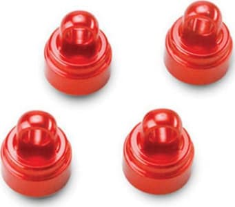 Traxxas TRA3767X - Shock caps, aluminum (red-anodized) (4) (fits all Ultra Shocks)