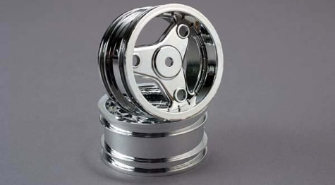 Traxxas TRA4372 - 4-Tec Wheels Chrome Three-Spoke (2)