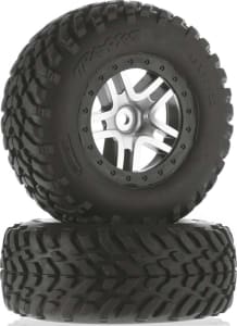 Traxxas TRA6892 - Tires/Wheels Assembled Glued SCT Split-Spoke Sati