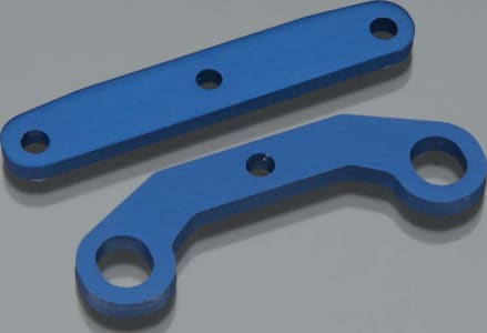 Traxxas TRA6423 - Bulkhead Tie Bars, Front & Rear, Aluminum (Blue-Anodized)