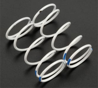 Traxxas TRA5434 - Spring, shock (white) (GTR) (rear) (1.6 rate blue) (1 pair)