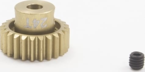 Trinity TRITEP4824 - light weight Aluminum Pinion Gear 48 Pitch 24 Tooth