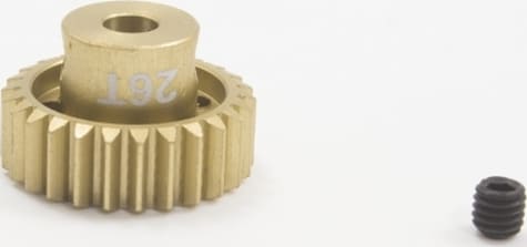 Trinity TRITEP4826 - light weight Aluminum Pinion Gear 48 Pitch 26 Tooth