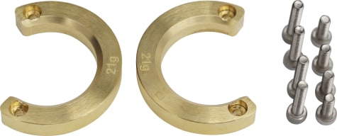Hot Racing TRXF21HWF - Heavy 21g Modular Brass Outer Knuckle Weight for Trxf21he