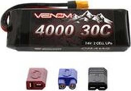 Venom Racing VNR15191 - discontinued 30C 2S 4000mAh 7.4V Rock Crawler LiPo Batt UNI