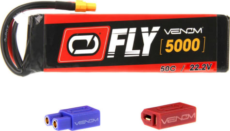 Venom Racing VNR25048 - VENOM 5000mAh 6S 22.2V 50C LiPo FLY :UNI 2.0 Plug