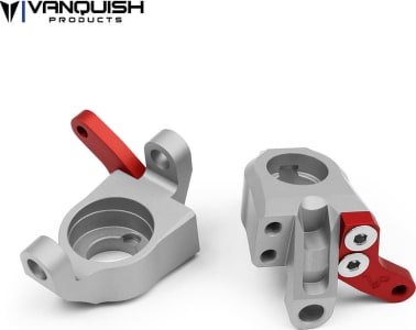 Vanquish Products VPS03201 - Axial Wraith Steering Knuckles Clear Anodized