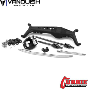 Vanquish Products VPS08470 - Axial Capra Currie F9 Front Axle Black Anodized