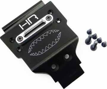 Hot Racing VTH331W01 - Aluminum Front Skid Plate with Winch Fairlead