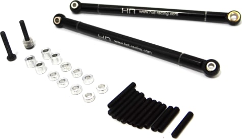 Hot Racing VTH55U01 - Aluminum Upper Suspension Links: Twin Hammers
