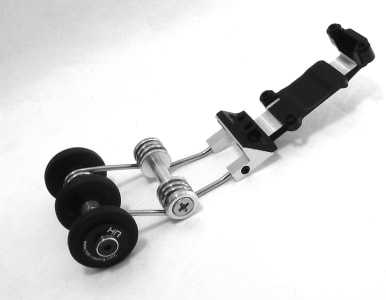 Hot Racing VXS133M01 - discontinued Spring Loaded 3 Tires Wheelie Bar - TRA 1/16
