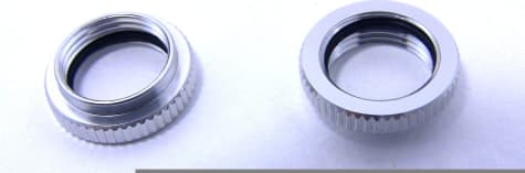 Hot Racing VXS156SA08 - discontinued Silver Aluminum Spring Adjusters (2)