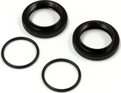 Kyosho KYOW5307-03GM - Spring Adjuster (14mm/Gunmetal/2 pieces)