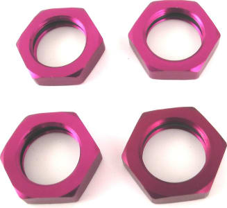 Hot Racing WHM2307 - discontinued Purple 23mm lock nut (4)