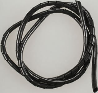 X-Spede WR6001 - Black Spiral Wire Wrap 6mm 1 M