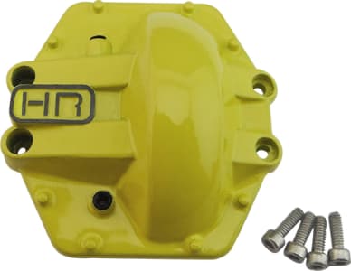 Hot Racing WRA12CR04 - Yellow Metal Low Profile Ar60 Diff Cover Axial Yeti Ax10 Rear