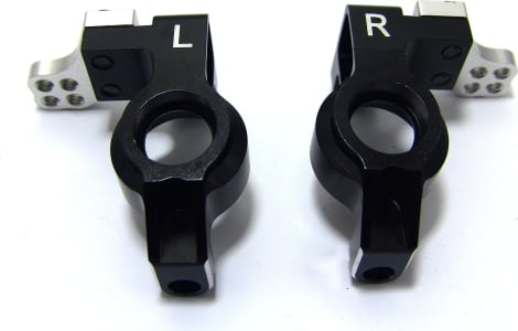 Hot Racing WRA21M01 - discontinued Aluminum High Clearance Steering Knuckles (2) - AX1