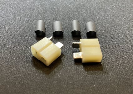 W S Deans WSD1322 - Hw High Temp - Ultra Plug White Female 2 Pack