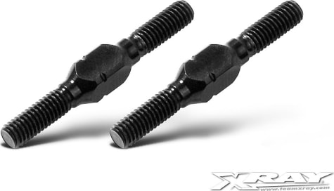 Xray XRA303212 - aluminum adj. turnbuckle l/r 26 mm - Swiss 7075 T6 2