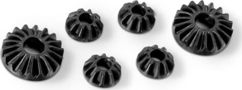 Xray XRA304932 - Graphite Gear Diff Bevel & Satelitte Gears (2+4) - Lower
