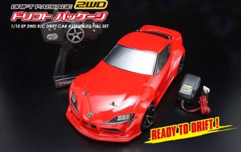 Yokomo YOKDP-YD2RTRR - Yd-2 1:10 2WD RTR Drift Car W/Supra Body (Red)