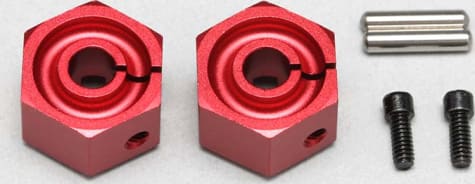 Yokomo YOKY2-011CR8A - 8.0mm Clamp Wheel Hub (Red) for Yd-2