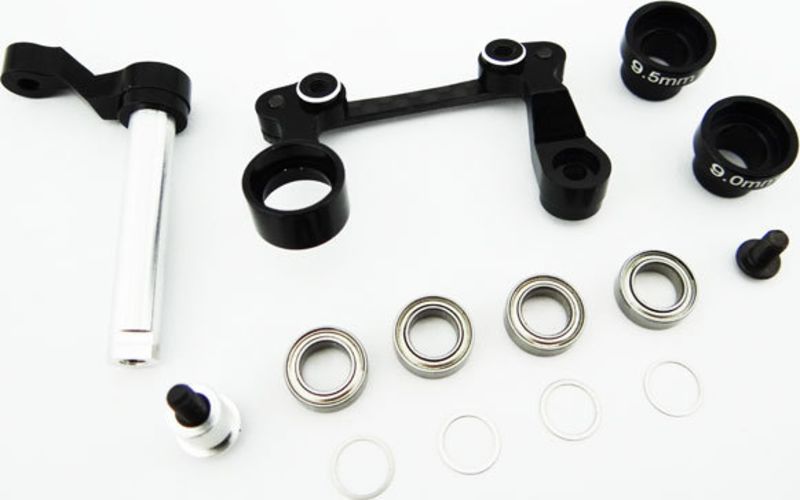 CNC Aluminum Bearing Steering Bell crank Assembly FOR RC 1/10 TAMIYA CC01 CC048 CNC Aluminum Bearing Steering Bell crank Assembly FOR RC 1/10 TAMIYA CC01 CC048