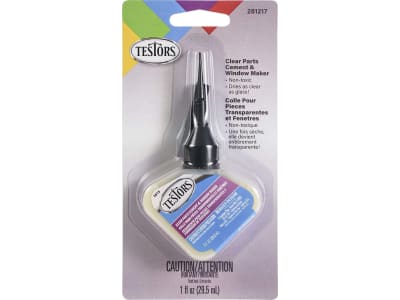 TES281217 Clear Parts Cement and Window Maker 1oz