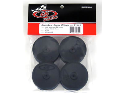 DER-SB4-AFB SpeedLine 2.2 Buggy Wheels Asc B6 / Kyo RB6 Front Black  4 