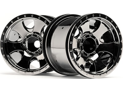 HPI105280 Warlock Wheel Black Chrome 2.2 inch  2 