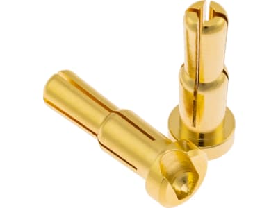 1UP190403 LowPro Bullet Plugs 4 / 5mm Stepped 1 Pair