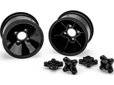 JCO3479B RC10 Mono 2.0 Vintage Buggy Rear Wheels  Black   2 