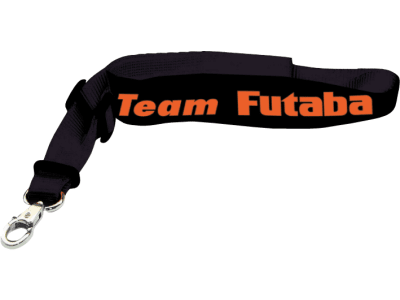FUTEBB1063 Team Futaba Strap Black and Orange Neck Strap