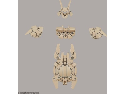 BAS5057811 30mm Close Quarters Combat 1 / 144 Option Armor for Portanova Sand