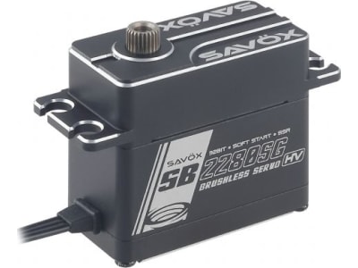 SAVSB2280SGP High Voltage brushless Steel Gear Monster Torque Servo