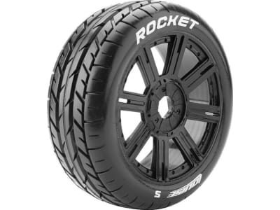 LOULT3190SB B-Rocket 1 / 8 Off-Road Buggy Tires 17mm Hex Mtnd  2 