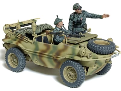 TAM35393 1 / 35 German Schwimmwagen Type 166 Wide Wheel Version Plastic Kit