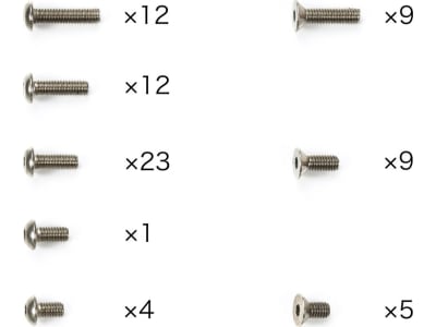 TAM47449 RC Tc-01 Titanium Screw Set