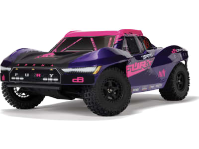 ARA3521T3 1 / 10 FURY 223S DSC 2WD RTR brushless Short Course Truck Purple