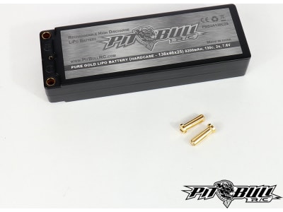 PBTPBB6A130C2S Pure Gold 7.6V 6000mAh 2S 130C LiPo