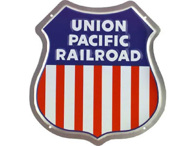 MSI10002 8 Die-Cut Metal Sign UP