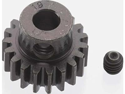 RRP8619 Extra Hard 19 Tooth Blackened Steel 32p Pinion 5mm