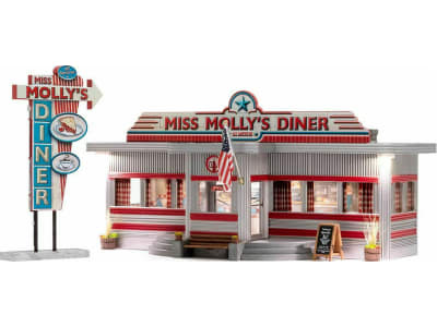 WOOBR5066 HO Miss Molly s Diner