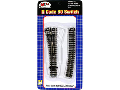 ATL2750 N Code 80 Custom Left-Hand Turnout